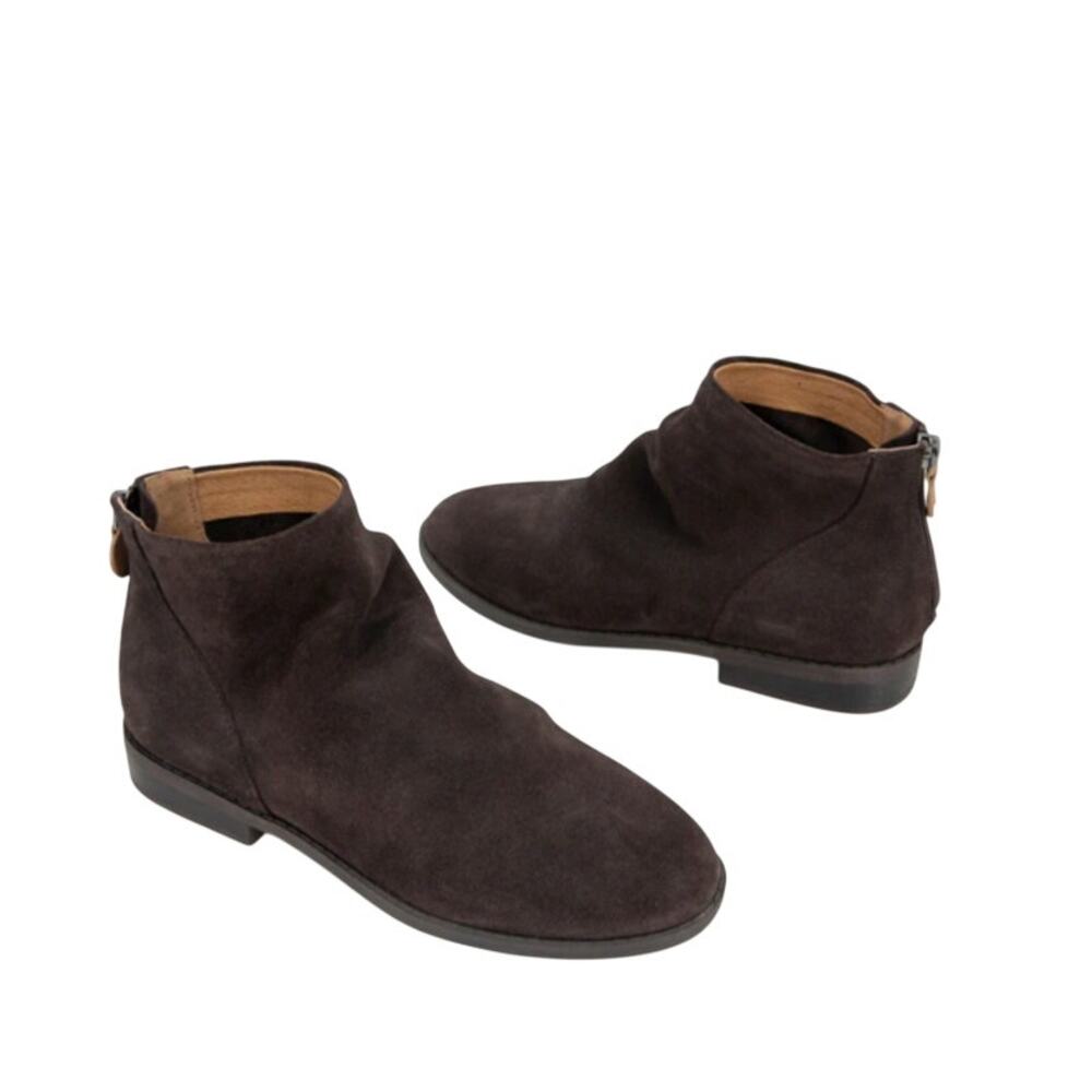 Gentle Souls Kenneth Cole Women's Emma Zip Ankle Boot Size 6.5 Brown New - Picture 1 of 7